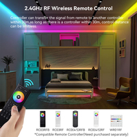 Interrupteur variateur pour bande lumineuse LED COB Zigbee pour RGB RGBW RGBCCT, télécommande intelligente pour contrôleurs LED, DC12-24V, 288W max