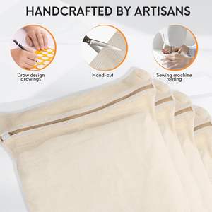 Custom Large Durable Organic Cotton <b>Mesh</b> <b>Laundry</b> <b>Bags</b> with Sturdy Zippers and Breathable <b>Mesh</b> are Delicate <b>Laundry</b> <b>Bags</b> - Product Image 4