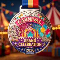 Médailles de carnaval personnalisées, très demandées, en émail, avec votre propre logo