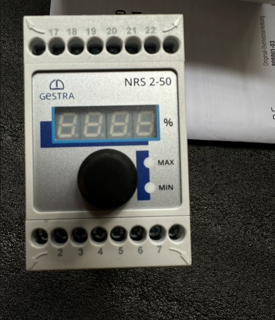 The German Gestra NRG16-38S liquid level sensor is brand new original and genuine