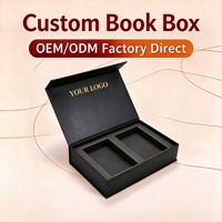 Boîte cadeau en carton rigide personnalisée OEM avec fermeture magnétique, tiroir coulissant, emballage en carton imprimé sur mesure pour bijoux et bougies