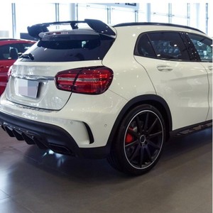 Mercedes-Benz GLA-Class 156 Rear Bumper Surround Carbon Fiber Trim Black ABS Cover for GLA260 GLA45 - Product Image 3