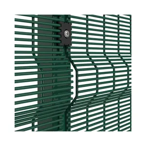 BOCN afrique du sud panneaux de clôture de prison Clearvu 358 clôture de haute sécurité anti-escalade en grillage