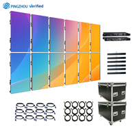 Pantalla LED para Video Wall de 500x500mm, P3.91, Pantalla LED a Todo Color para Interiores y Exteriores, para Escenarios y Eventos Comerciales
