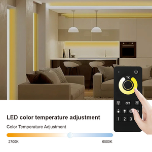 C210W Tuya Smart <span class=keywords><strong>WIFI</strong></span> CCT 24/48V 4 zones MESH télécommande GroupSync contrôleur de bande lumineuse <span class=keywords><strong>LED</strong></span> 24/48V gradateurs de changement de couleur - Product Image 3