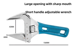 <span class=keywords><strong>ประแจ</strong></span>ปากสั้นขนาดใหญ่ประแจปรับได้มีหลายขนาดประแจปากแหลมสำหรับใช้ในครัวเรือน - Product Image 6