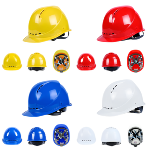 Mũ bảo hiểm an toàn phong cách Châu Âu, mũ bảo hiểm bảo vệ xây dựng in ABS dày thoáng khí tiêu chuẩn quốc gia - Product Image 5