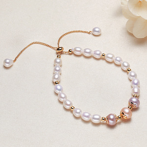 Manufacturer's Source for Cross-Border Live Streaming Small Accessories Pearl Jewelry Fashion <b>Chain</b> Link Bracelets for Internet - Product Image 1
