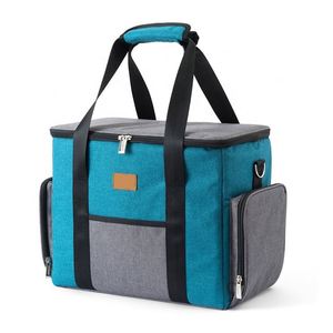 Freezable Best Seller Insulated Zip Closure Foldable Tote Lunch Cooler Bag - Product Image 1