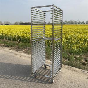 Chariot <span class=keywords><strong>de</strong></span> rangement professionnel en acier inoxydable pour boulangerie, idéal pour le refroidissement et le séchage du <span class=keywords><strong>pain</strong></span> - Product Image 5
