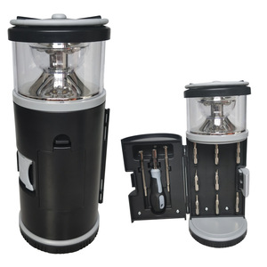 Lampe de camping LED portable personnalisée OEM promotionnelle avec porte-embouts de précision et étui rigide - Product Image 2