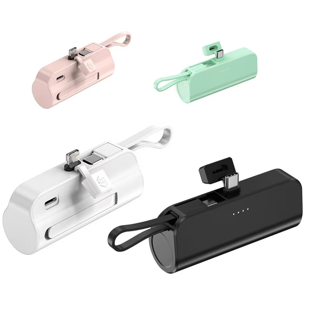 Wireless Portable Power Bank 5000mAh 10W Fast Charging Type-C Input/Output Mini Size for Mobile Phones