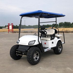 Carrito de <span class=keywords><strong>Golf</strong></span> Eléctrico Personalizable de Fábrica, Modelo Antiguo, Vehículo de Patrulla de Cuatro Ruedas, Vehículo Turístico para Parques de Atracciones, 1-2 Plazas - Product Image 3