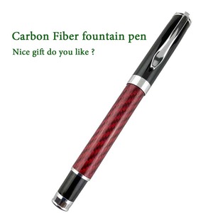 Productos de Moda GemFully 2025, <span class=keywords><strong>Pluma</strong></span> <span class=keywords><strong>Estilográfica</strong></span> de Fibra de Carbono y Metal a Bajo <span class=keywords><strong>Precio</strong></span>, Tinta Azul de Alta <span class=keywords><strong>Calidad</strong></span>, <span class=keywords><strong>Pluma</strong></span> de Color Dorado - Product Image 5