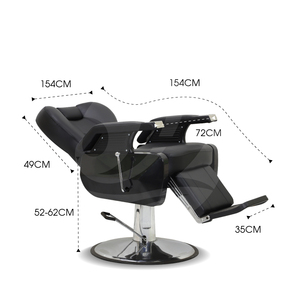 Lüks kuaför berber koltuğu berber malzemeleri salon sandalyesi ve ayna seti güzellik ekipmanları diğer salon mobilya seti - Product Image 2