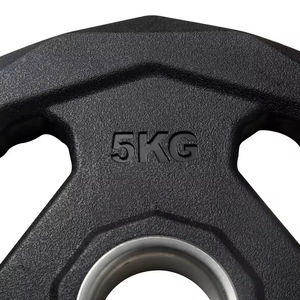 Juego de <span class=keywords><strong>Discos</strong></span> de Peso Personalizados PINJIAN para Levantamiento de Pesas, 1.25KG-25KG, Placa de Acero con Revestimiento de TPU/PEV, <span class=keywords><strong>Discos</strong></span> de Fitness <span class=keywords><strong>Calibrados</strong></span>, Pesas de PEV de 3 Orificios - Product Image 4