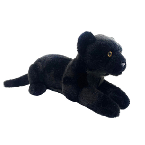 Prezzo di fabbrica personalizzato posa realistica <span class=keywords><strong>pantera</strong></span> nera peluche di peluche animale-posizione realistica seduta, sdraiata, in piedi