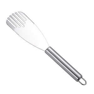 Stainless Steel Multi Purpose Cooking Spatula <b>Set</b> 2 Pieces For <b>Baking</b> Grilling Steak Cake Kitchen Tool - Product Image 5