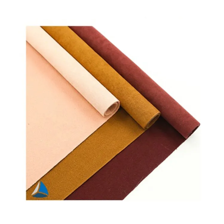 China Textiles High Quality Woven Fabrics Bonded Suede Polyester Fabric For Shoe Upper