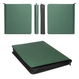 Couverture personnalisée 4 poches Toloader Binder Trading Baseball <span class=keywords><strong>Card</strong></span> Album Collectors 3x4 Top Loader Zipper Binder - Product Image 2