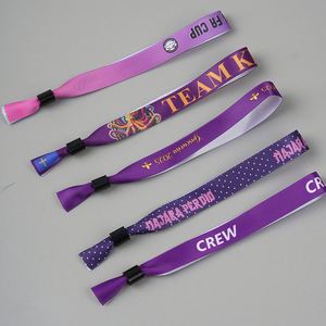 Bracelet d'identification personnalisé en sérigraphie, multi-styles, imperméable, pour concerts, expositions, fêtes et événements - Product Image 4