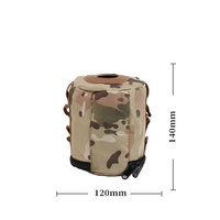 Housse de protection pour cartouche de gaz de camping en plein air, support pour rouleau de papier absorbant, sac de rangement pour réchaud de camping, pochette organisatrice pour bouteille de gaz, sac pour bouteille de gaz