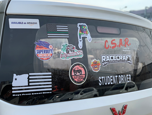 Custom UV Resistant Weatherproof <strong>Car</strong> <strong>Window</strong> <strong>Stickers</strong> Outdoor Die Cut Vehicle Banner Windshield <strong>Sticker</strong> Transfer Vinyl Decals - Product Image 6