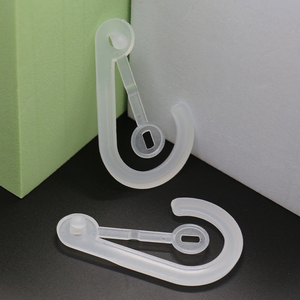 ตะขอแขวนพลาสติกใสสำหรับจัดแสดงของในซูเปอร์มาร์เก็ตตะขอแขวนถุงเท้าตะขอเกี่ยวขนาดเล็ก2024 - Product Image 5