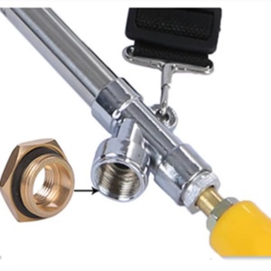 Long-reach High Pressure Adjustable Metal Wand <strong>Watering</strong> Spray Gun <strong>Lance</strong> with Straps Belts for Misting Disinfection Pest Control - Product Image 3