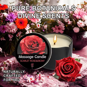 Bougie parfumée à l'huile essentielle de rose, cire de soja écologique, ronde, en métal, achetez-en une, obtenez-en une gratuite, 2 oz * 2 - Product Image 2