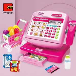 เด็กเล่นซูเปอร์มาร์เก็ตCaja Registradora De Juguete<span class=keywords><strong>แคชเชียร์</strong></span>เครื่องของเล่นเด็กCash Register<span class=keywords><strong>ของเล่น</strong></span> - Product Image 4