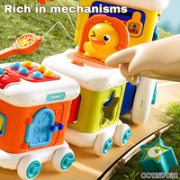 Produits Tendances 2026 Nouveautés : Ensemble de Jouets Électriques Train Musical pour Bébé (0-24 Mois) – Entraînement à la Coordination Oeil-Main