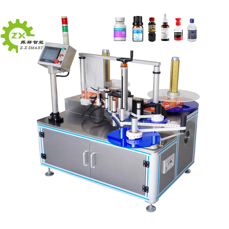 Metal Aerosol Tin Can Paper Core Tube Automatic Wine Glass Bottle Labeling Machine