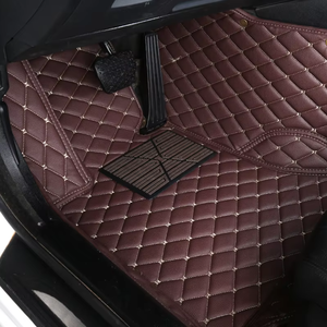 Nouveau ensemble complet de quatre pièces en cuir véritable sur mesure tapis de sol de voiture de luxe pour mercedes-benz - Product Image 4