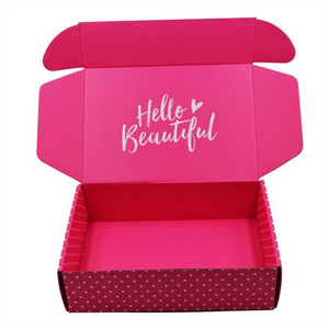 Boîte d'emballage en carton ondulé rigide personnalisée, matériaux recyclés, laminage mat pour cadeaux de Noël, bijoux, parfums - Product Image 1