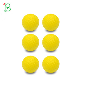 Pelotas de golf de práctica Ss Yellow, 392 hoyos, alta elasticidad, para entrenamiento y competición en interiores, Se 68 - Product Image 1