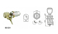 Botón de Llave de 19 mm a Precio de Fábrica para Piezas Eléctricas, Mini Tableta Ignífuga para Hotel, Cerradura de Seguridad con Botón de Presión