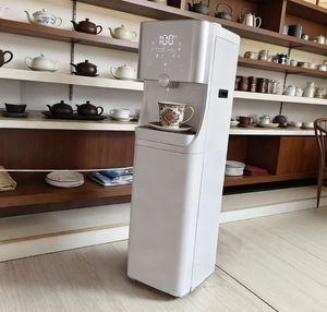 Distributeur d'eau sur pied le plus populaire à 3 robinets, en plastique, eau chaude et froide, à raccordement direct, pour usage domestique, hôtelier et public – Obtenez de l'eau chaude et froide - Product Image 4