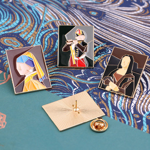 Broches de Esmalte de Arte Cubista al por Mayor, Clásicos y Modernos, con Diseños de <span class=keywords><strong>Pinturas</strong></span> <span class=keywords><strong>Famosas</strong></span>, Broches de Solapa de Metal Esmaltado a Granel, Insignias para Amantes del Arte, Regalo - Product Image 4