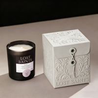 Boîte-cadeau de bougie d'aromathérapie papier cartonné blanc imprimé personnalisé emballage en carton de conception d'avion en petits lots boîtes en papier personnalisées