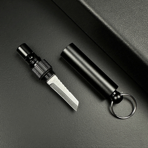 屋外サバイバルアルミ緊急時のキャンプ用ナイフ付き自己防衛ホイッスル - Product Image 2