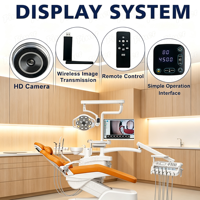 Lampe LED pour unité dentaire, lumière de salle d'opération sans ombre avec caméra intégrée pour l'aménagement d'un cabinet dentaire