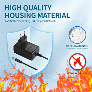 Adaptador de Corriente con Enchufe Tipo C EU, 5V/2A, 9V/1.5A, 12V/1A, 12V/1.5A, 15V/1A, 24V/0.5A, 12W-18W, Adaptador AC/DC con Certificados CE, <span class=keywords><strong>TUV</strong></span> y CB - Product Image 3