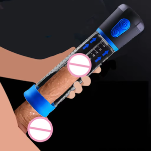 Leistungssteigernde 2-in-1-Pumpe Sexy Lust-Masturbator Muskelaufbau ED-Vakuumpumpe Sexspielzeug - Product Image 2