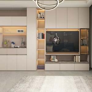 Customized Modern Luxury <b>Wooden</b> Storage <b>Cabinet</b> <b>for</b> <b>Living</b> <b>Room</b> Furniture Exclusive Design - Product Image 3