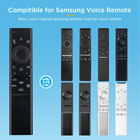 Control Remoto por Voz de Código Fijo BN59-01385A BN59-01385B de Alta Calidad con 4 Botones de Acceso Directo Compatible con Televisores Samsung en Stock