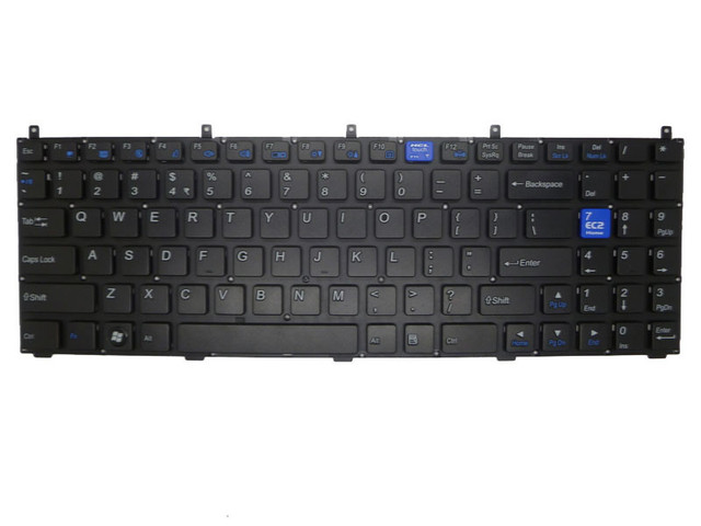Laptop Keyboard for CLEVO B5100M B5120 B5121 B5123 B5125 B5130M B7110 B7130 C5100Q-C C5105-C C5500Q-C India in Without Frame