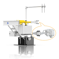 Louche de coulée articulée en métal compatible avec les robots pour machine de moulage sous pression en aluminium