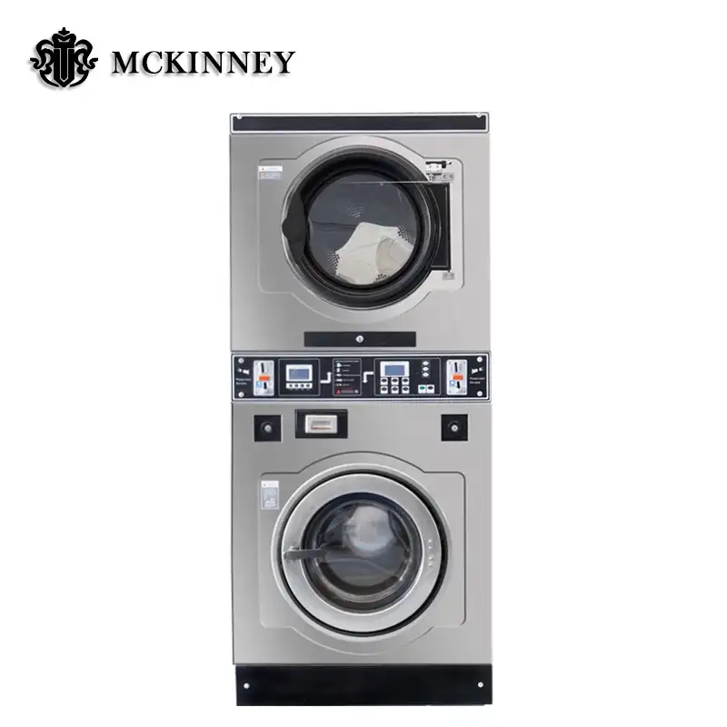 Mckinney 세탁물 누적된 세탁기 건조기를 포함하여 동전에 의하여 운영하는 세탁기