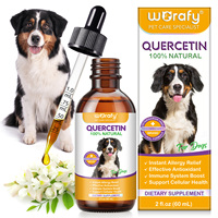 WORAFY-Goutte d'extrait de quercétine pour chien, 60ml, antioxydant, santé cellulaire, soulagement des allergies